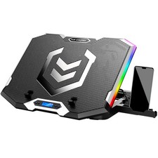 Gaming Laptop Cooling Pad 15-17.3 Inch, Laptop Fan with 6 RGB Cooling Fans, L...