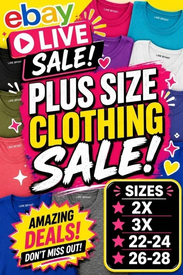 Plus Size Basics! 18-20, 26-28, 22-24, 2X, 3X Tops Lane Bryant Catherines