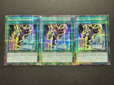 3x Spell Card ''Monster Reborn'' | MP25-EN006 | Starlight Rare | 1st Ed | YuGiOh!