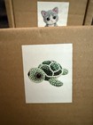 3D Beaded Animal Craft Kit Lot Boxed Set - Highland Cow, Bear, Cat, Turtle — photo 4