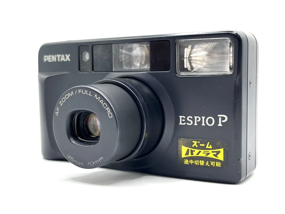 * Near MINT * PENTAX ESPIO P 35mm Point & Shoot Film Camera Black From JAPAN - Image 4 of 4