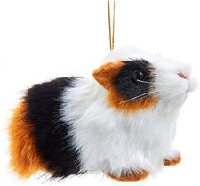 Furry Guinea Pig Christmas Ornament by Kurt Adler 6 Inches Long-- F2270