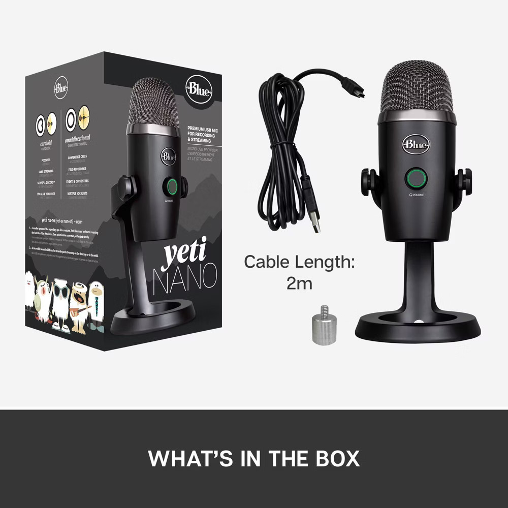 YETI マイク　bb BLUE YETI MICROPHONE BLACK 836213001639 836213001639| eBay