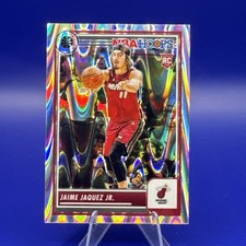 JAIME JAQUEZ JR 2023-24 Panini NBA Hoops Premium Stock RC #51 Seismic Prizm HEAT