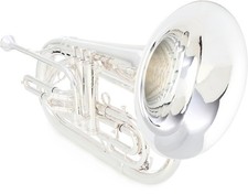 King KMB611S Marching Baritone Horn - Silver ...