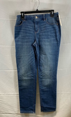 Chico's Women's Blue Girlfriend Ankle Jeans Size 4R NWT