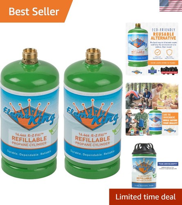 #ad #ad Durable 1LB Refillable Propane Cylinder 2 Pack Save Money amp; Reduce Waste $71.19