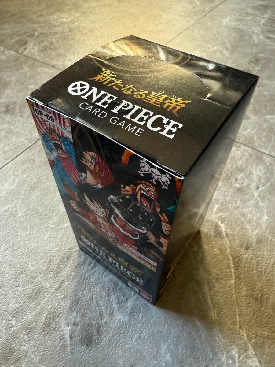 ONE PIECE Card Game The Four Emperors OP-09 booster box Bandai Japan sealed | eBay ONE PIECE Card Game The Four Emperors OP-09 booster box Bandai Japan sealed | eBay