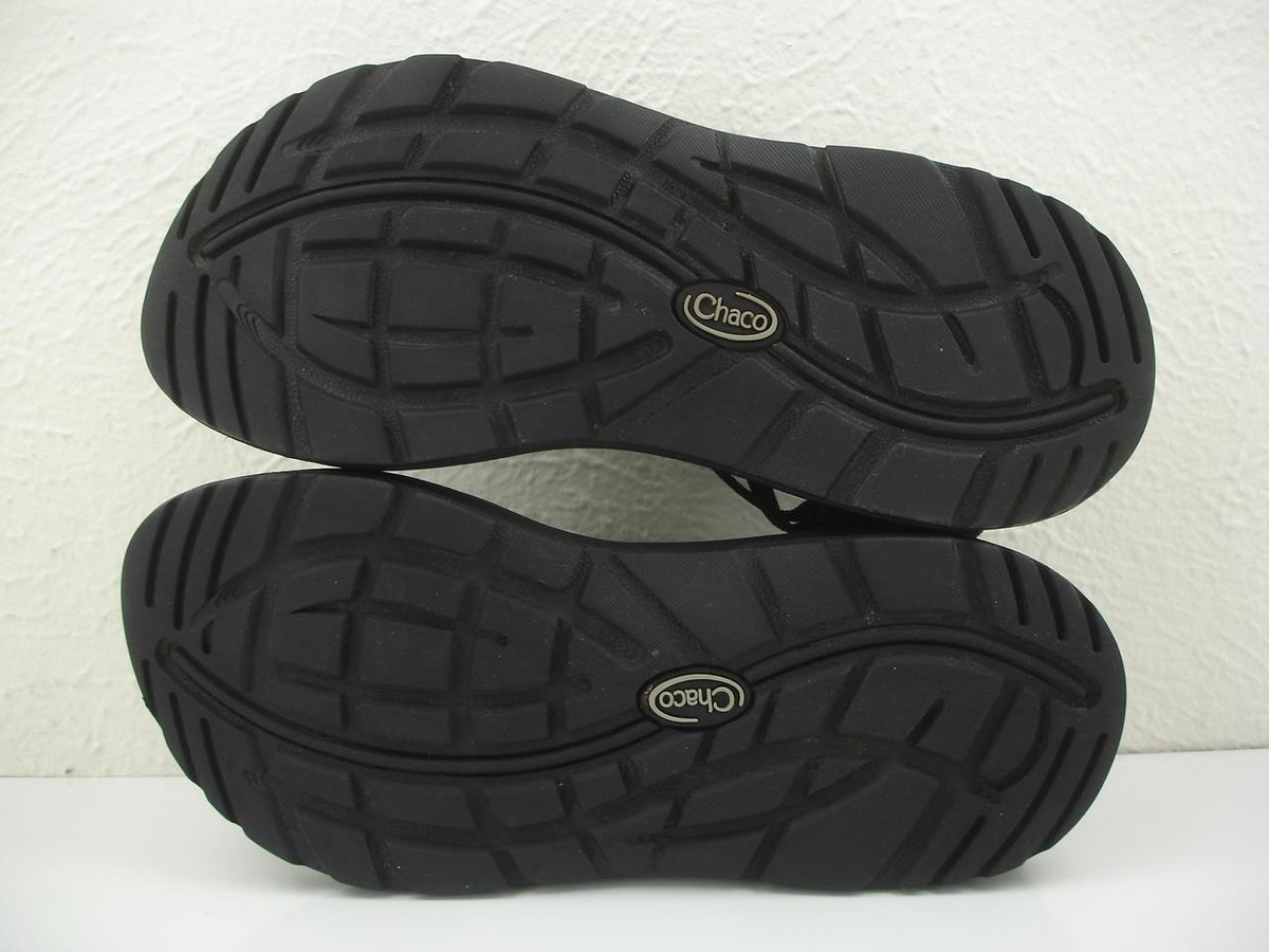 Womens 7 M Chaco ZX2 ZX/2 Classic Sandals Toe Loop Black Slingback
