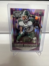 2015 Collegiate Draft Picks - Kurtis Drummond #210 Purple Flash Prizm /99 (RC)