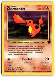 Charmander 50/82 Team Rocket Common