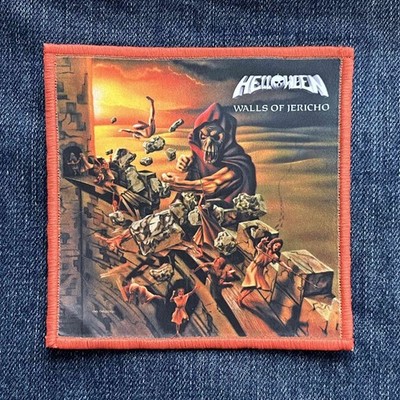 Helloween Walls of Jericho Sublimated Printed Patch Power Metal Band Logo