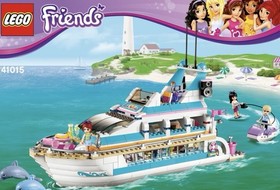 LEGO Friends 41015 Dolphin Cruiser Parts Lot Incomplete