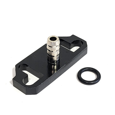 MAZDA RACING MAZDASPEED FUEL PRESSURE REGULATOR RAIL ADAPTER RISER + BLACK