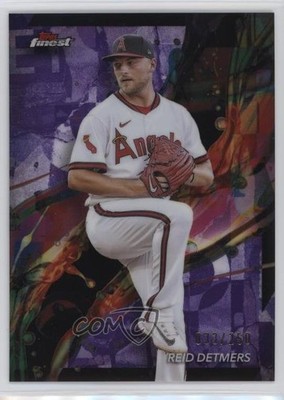 2024 Topps Finest Common Purple Refractor 33/250 Reid Detmers #25 0qw2