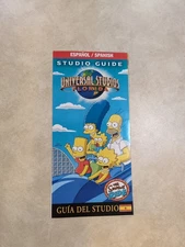 Universal Studios Hollywood Studio Guide 2009 The Simpsons Ride Spanish 