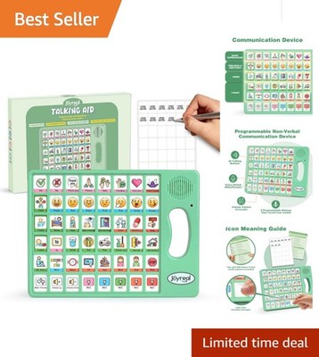 Empower Non-Verbal Communication: AAC Device with 40 Phrases & Guide Included