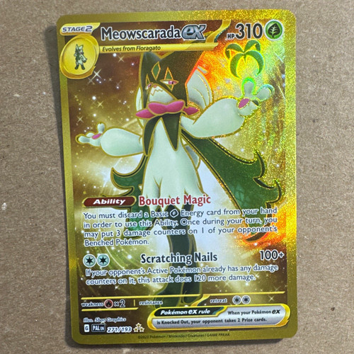 Pokemon Company Meowscarada ex Full Art 271/193 Paldea Evolved Holo ENG