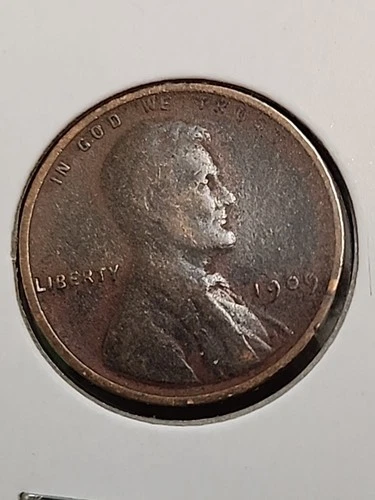 1909-VDB Lincoln Wheat Cent Penny Fine Condition