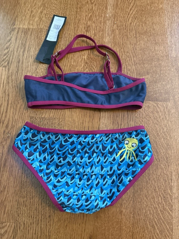 Brand New Little Marc Jacobs Girls Toddler 2 Pieces Bikini Swimsuit Set Size 4 - Image 2 of 4