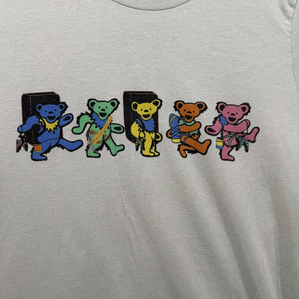 Camiseta High Point Juvenil L Marfil Cuello Redondo Grateful Dead Dancing Bears Gráfico Foto 2 de 4