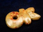 Old Nephrite Jade Stone Carved HongShan Culture Ancient Warrior #02062602 — photo 4