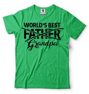 World's Best Grandpa Shirt New Grandpa T Shirt Promoted To Grandpa Shirt World's Best Grandpa Shirt New Grandpa T Shirt Promoted To Grandpa Shirt