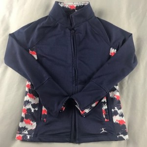 Danskin-Childrens-Long-Sleeve-Full-Zip-Jacket-Small-4-6-Dark-Blue