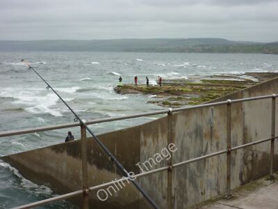 Photo 12x8 Coastal East Lothian : Rod At The Nuclear Station Thorntonloch  c2011