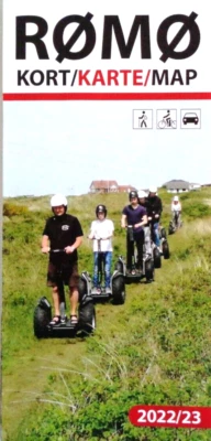 Römö 2022 2023 Karte Map Wandern Fahrrad Reiten Surfen Auto Straßen Straßenkarte - Bild 1 von 4
