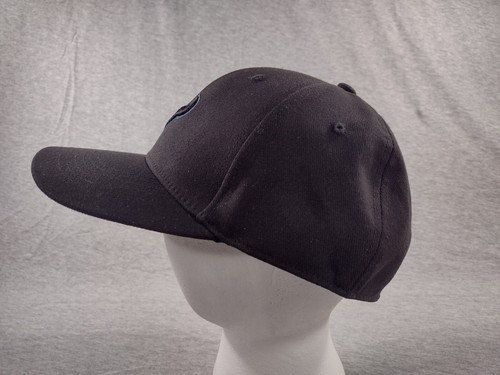Houston Texans OTS Hat Ball Cap Mens L-XL Fitted Black Logo Polyester Spandex - Picture 3 of 8