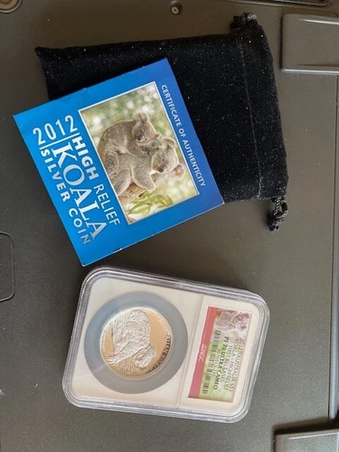 2012-P Australia $1 Koala High Relief. NGC PF 70 Ultra Cameo First Releases.