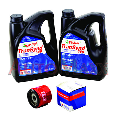 Allison Transynd TES 668 Full Synthetic Transmission Fluid  PKG 2 GAL + 1 Filter
