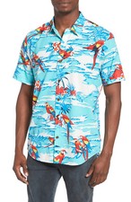 Oneill Men's S/S Button-Up Shirt "Macaw" POL - Size Small - NWT LAST ONE LEFT