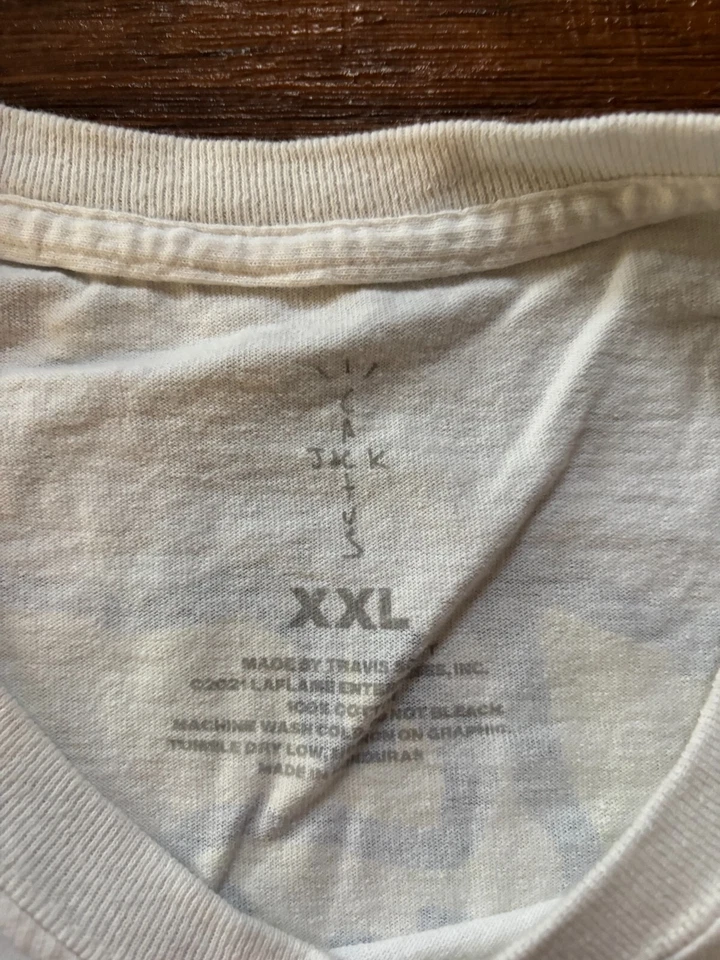 Travis Scott Cactus Jack x Kaws x Fragment Short Sleeve T-Shirt XXL 2XL - Image 2 of 3