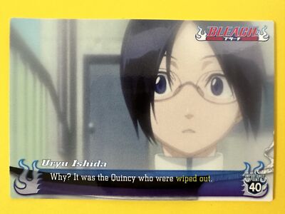 Bleach Uryu ishida No.17 CHARACTER ENGLISH WORD CARD Japan Shueisha
