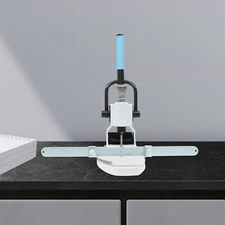 Manual Single Hole Punching Machine W/ 3 Drill Needles 300 Sheets Of Paper USA