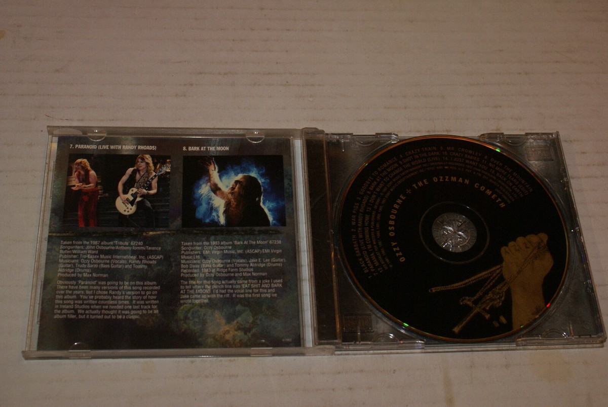 Osbourne, Ozzy Ozzman Cometh CD VG Fast Shipping Black