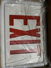 SPECTSUN Double Sided Faced Red Exit Sign with Arrows