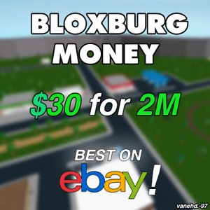 Roblox Bloxburg Money 2m For 30 Best On Ebay Ebay