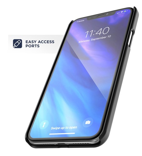 iPhone 11 Belt Clip Case Ultra Slim Cover with Holster (Black) - Picture 4 of 7