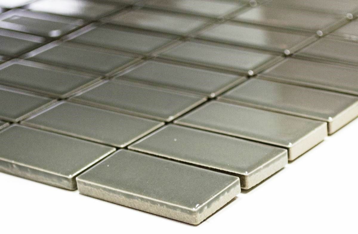 Mosaïque de Céramique Baguettes Uni Métal Brillant Cuisine Mur 24B-0204 10