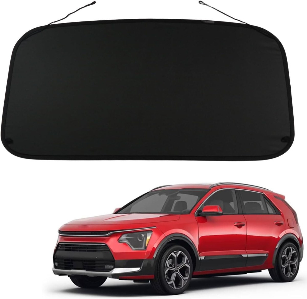 Achterbak Cargo Cover Gordijn Schild voor KIA NIRO 2016 2017 20185 2019 2020 2021 Intrekbare Bagage kofferbak Pakketrek Privacy Gordijn Privacy Accessoires