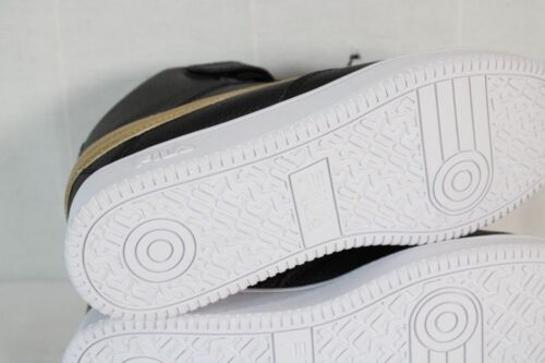 Zapatillas altas Fila A 5BM02058-016 negras blancas doradas para mujer nuevas - Imagen 9 de 14