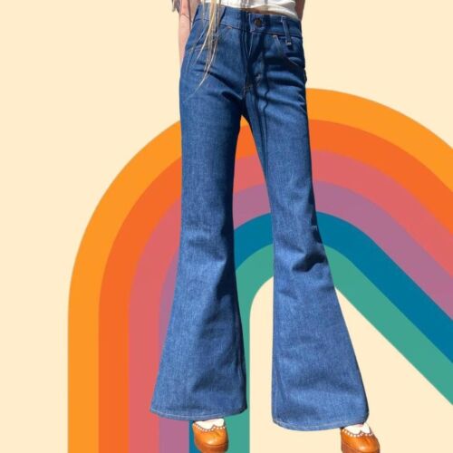 VTG Women's 70s Levi's Denim Bellbottoms 1970s Sz 29 Bell Bottoms Jeans