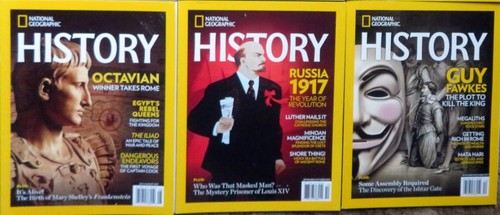 National Geographic *HISTORY* Magazine - Six (6) Issues from 2017 - COMPLETE - Picture 3 of 3