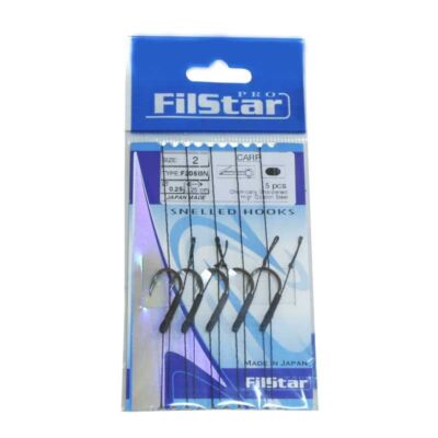 5 x Carp Rig mit Wirbel Boilievorfach Hair Rig Karpfenhaken (1,10 EUR/St.)