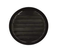 Aluminum Vent Round 6" Black with screen Sheds Playhouse Chicken Coops treehouse