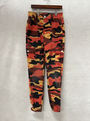 VIP Jeans Destruction Camo Jogger Size 27 Women's Pants W - Main Image