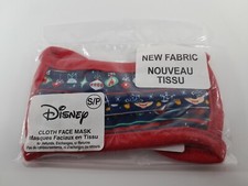 Disney Small Kids Toddler Mickey Mouse Christmas Holiday Cloth Face Mask S/P